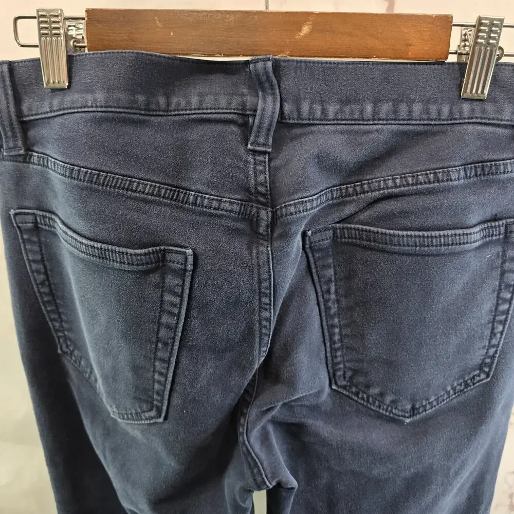 Banana Republic Pants Mens 30 X 32 Blue Traveler Jean Slim Straight Leg Navy